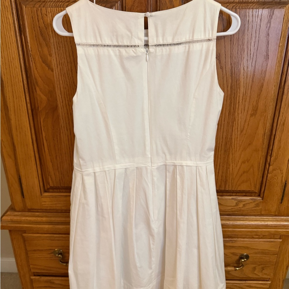 Size 8, white, A-line dress